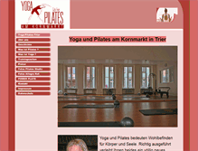 Tablet Screenshot of pilates-trier.de
